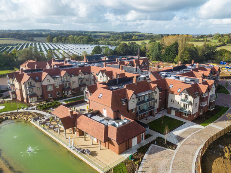 Millfield Green, a net zero retirement village in Caddington, Bedford, UK